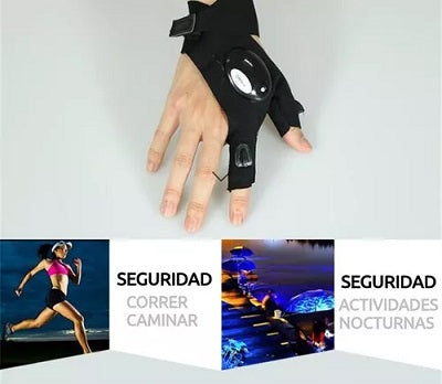 Guante Linterna Luz LED