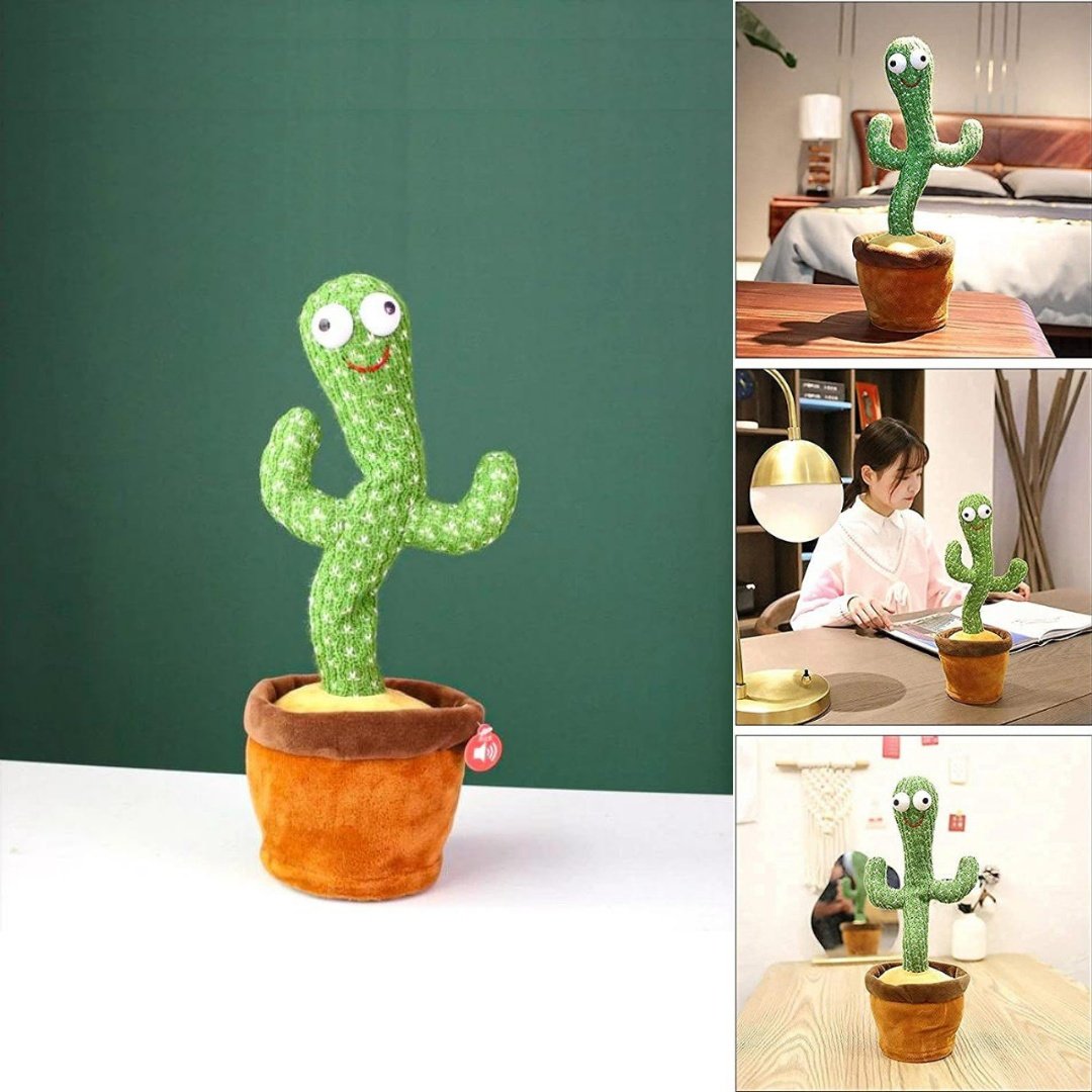 Cactus Bailarín Suave Y Recargable