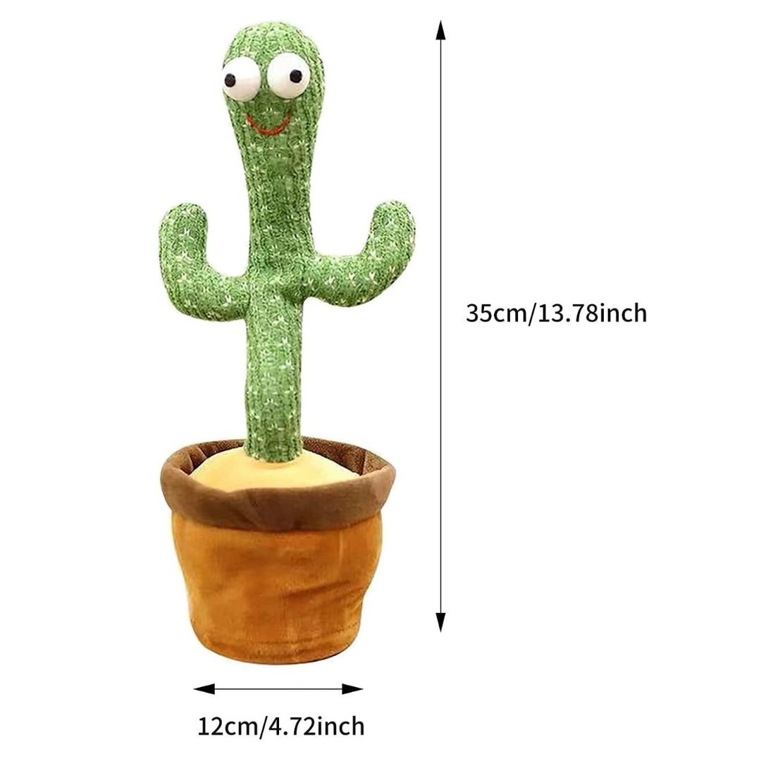 Cactus Bailarín Suave Y Recargable