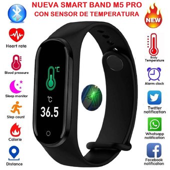 Banda Reloj pulsera smart band inteligente M6