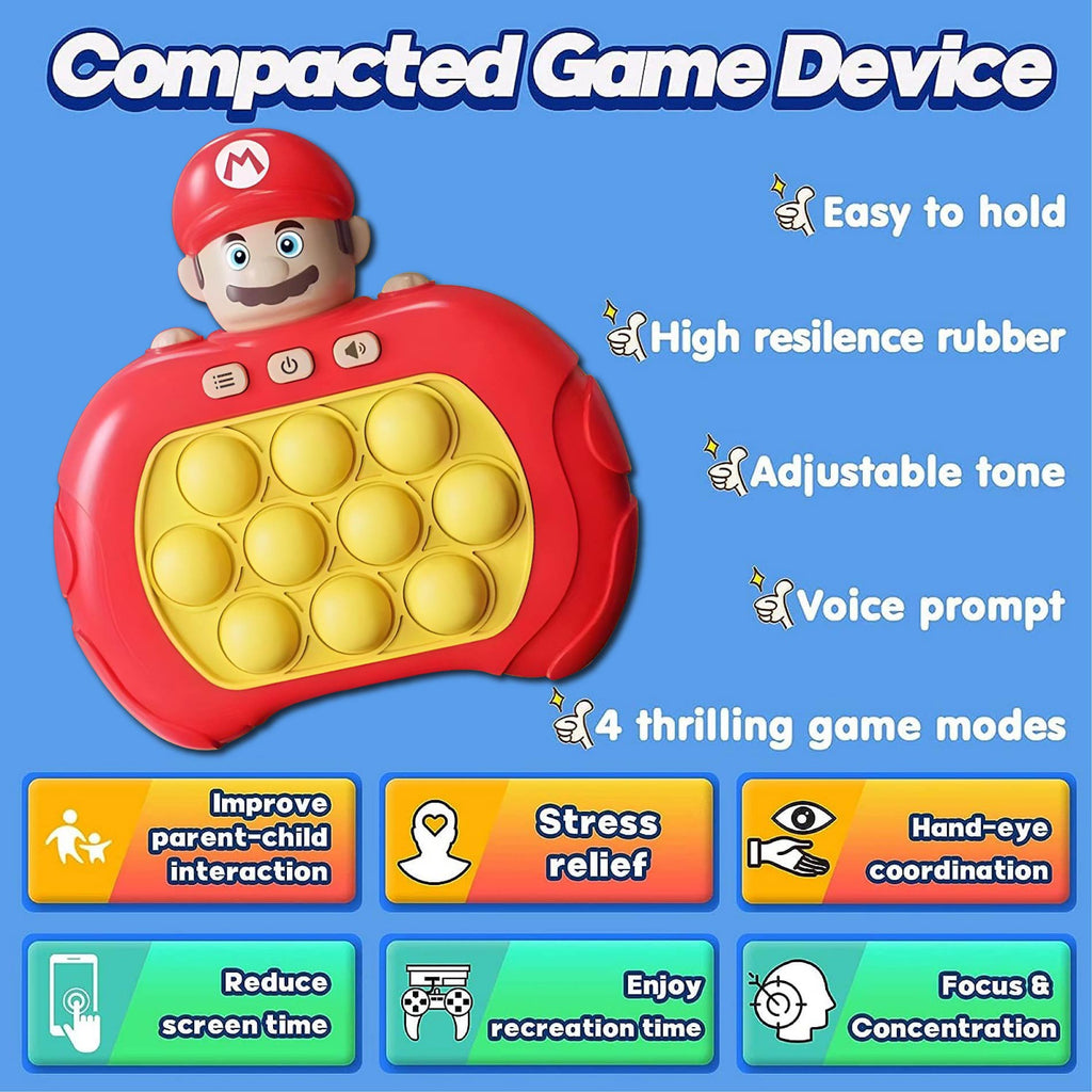 Juego Pop It Consola Burbujas De Presión Para Niños Musical