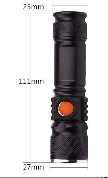 linterna usb recargable